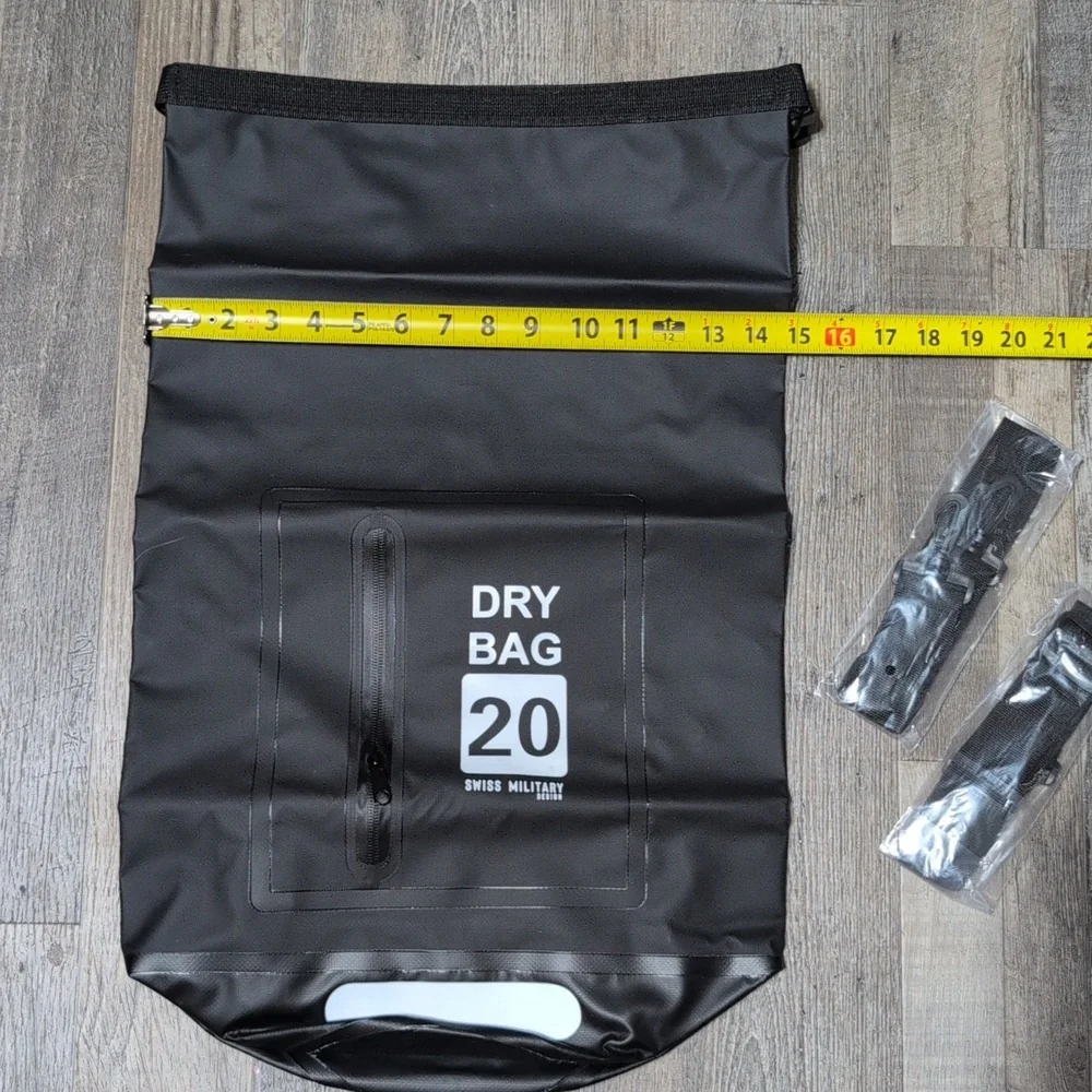 Swiss Military Design Black Dry Bag – Waterproof